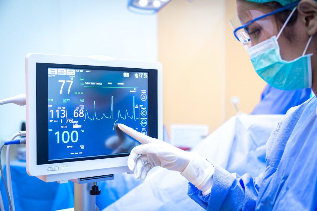 touch screen display for healthcare