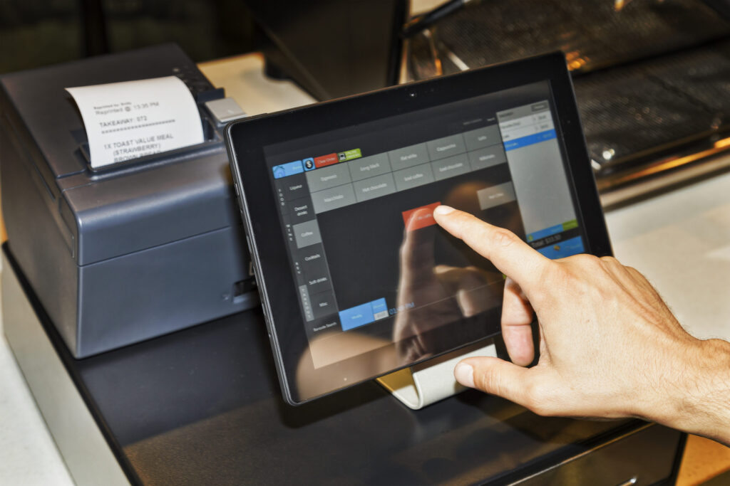 touch screen display for point of sale (pos)