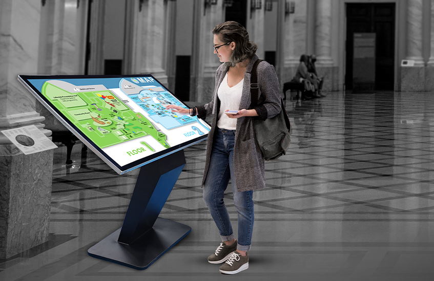 55 Wayfinding Kiosk Indias Most Trusted Digital Signage Solutions