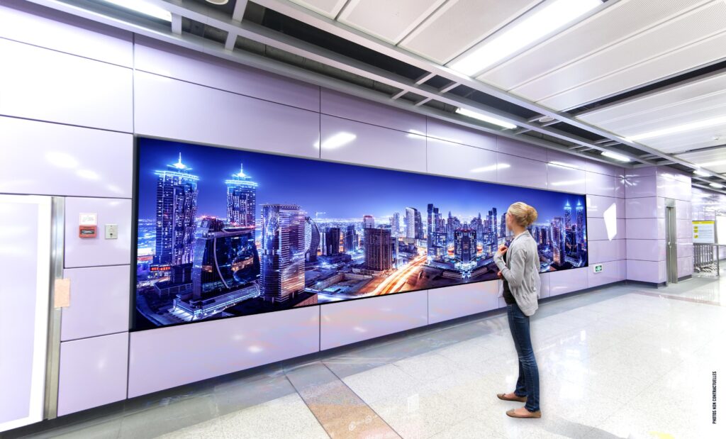 indoor active led video wall display