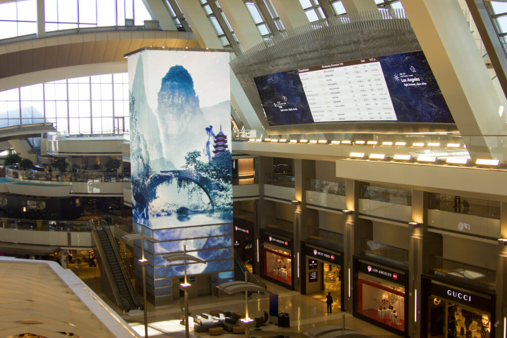 Indoor LED DIsplay at Mall