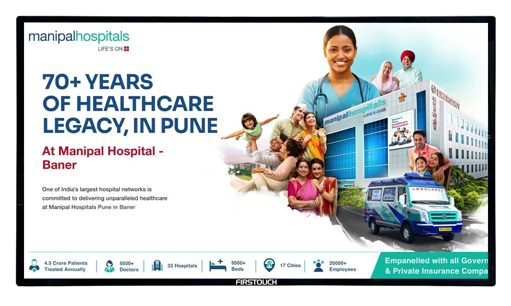 digital signage software for healthcare