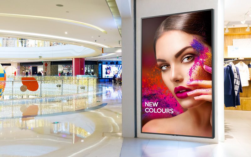 Digital Signage Screens in Malls
