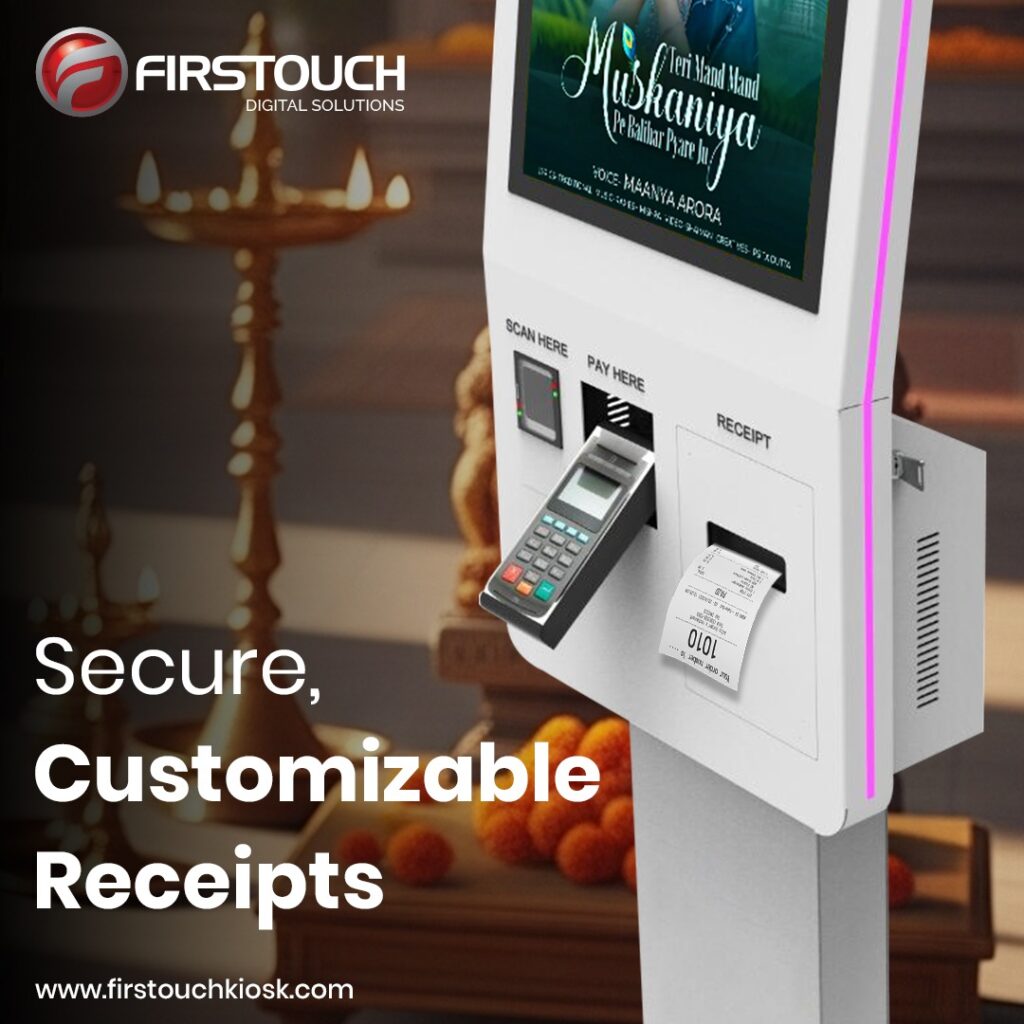 Digital Temple donation Kiosks