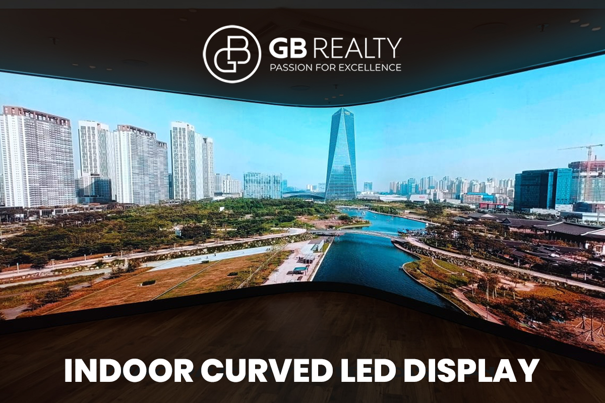 Firstouch Transformed GB Realty’s Indoor Space with an Immersive Curved Active LED Video Wall