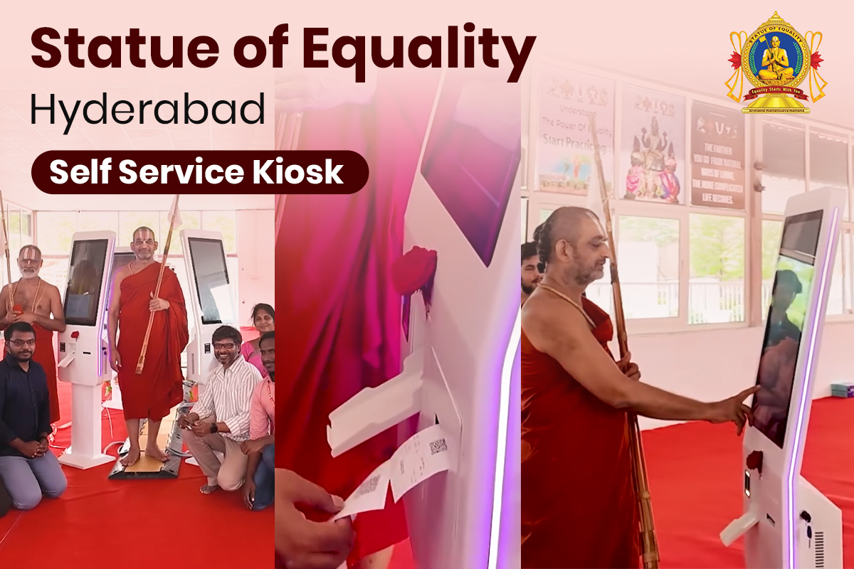 Self Service Kiosk Enhances Devotee Experience at Statue of Equality