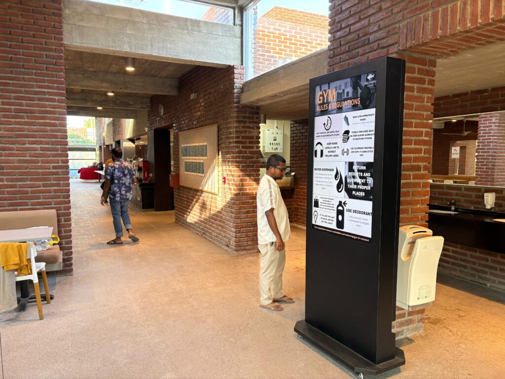 outdoor signage display