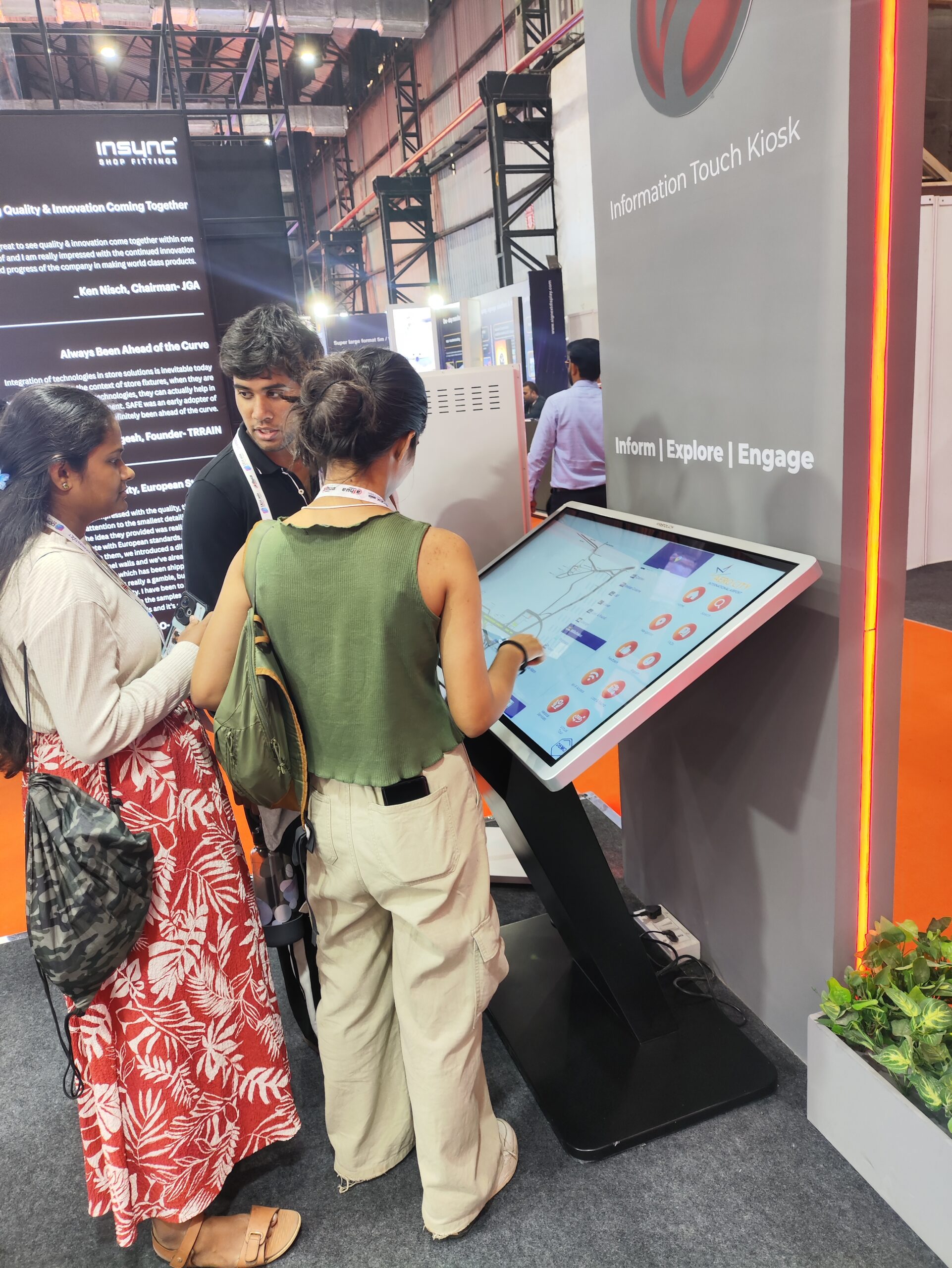 interactive kiosk