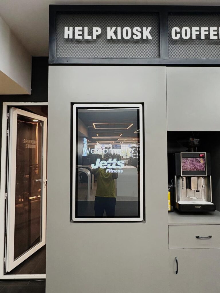 Digital Help Kiosk Display