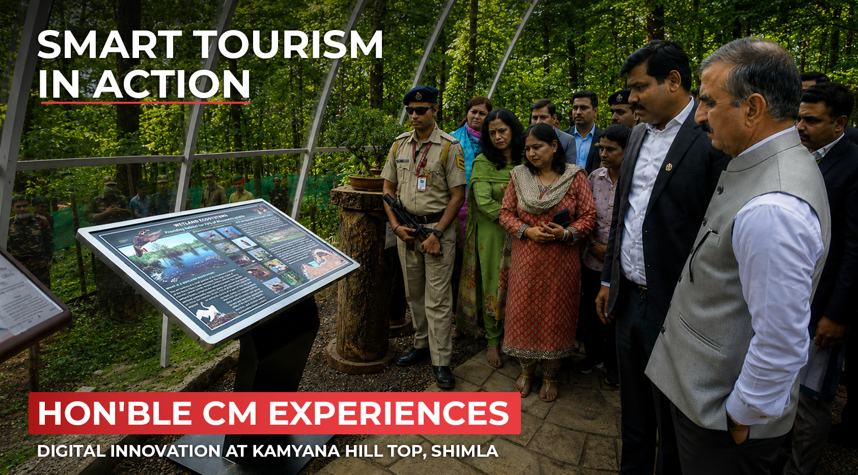 Firstouch Interactive Information Kiosk at Mangal Grah Mandir