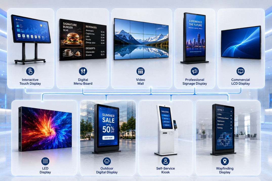 Commercial Display: The Complete Buyer's Guide for Modern Businesses Types of Commercial Displays Choosing the Right Solution for Your Business