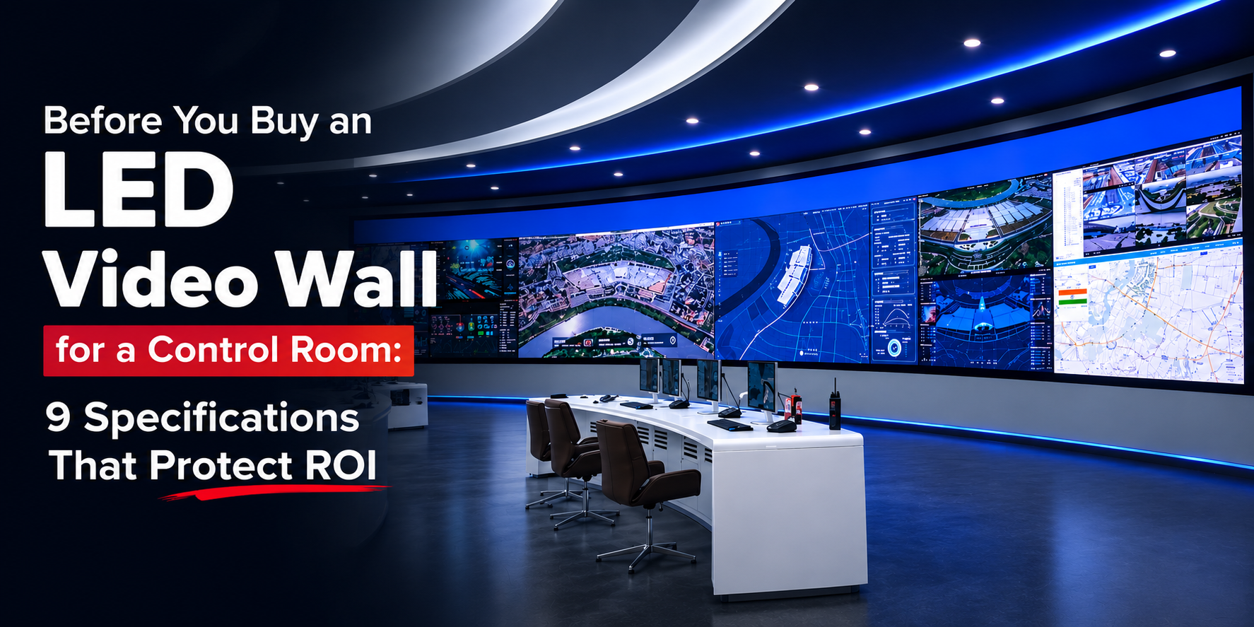 Before You Buy an LED Video Wall for a Control Room 9 Specifications That Protect ROI