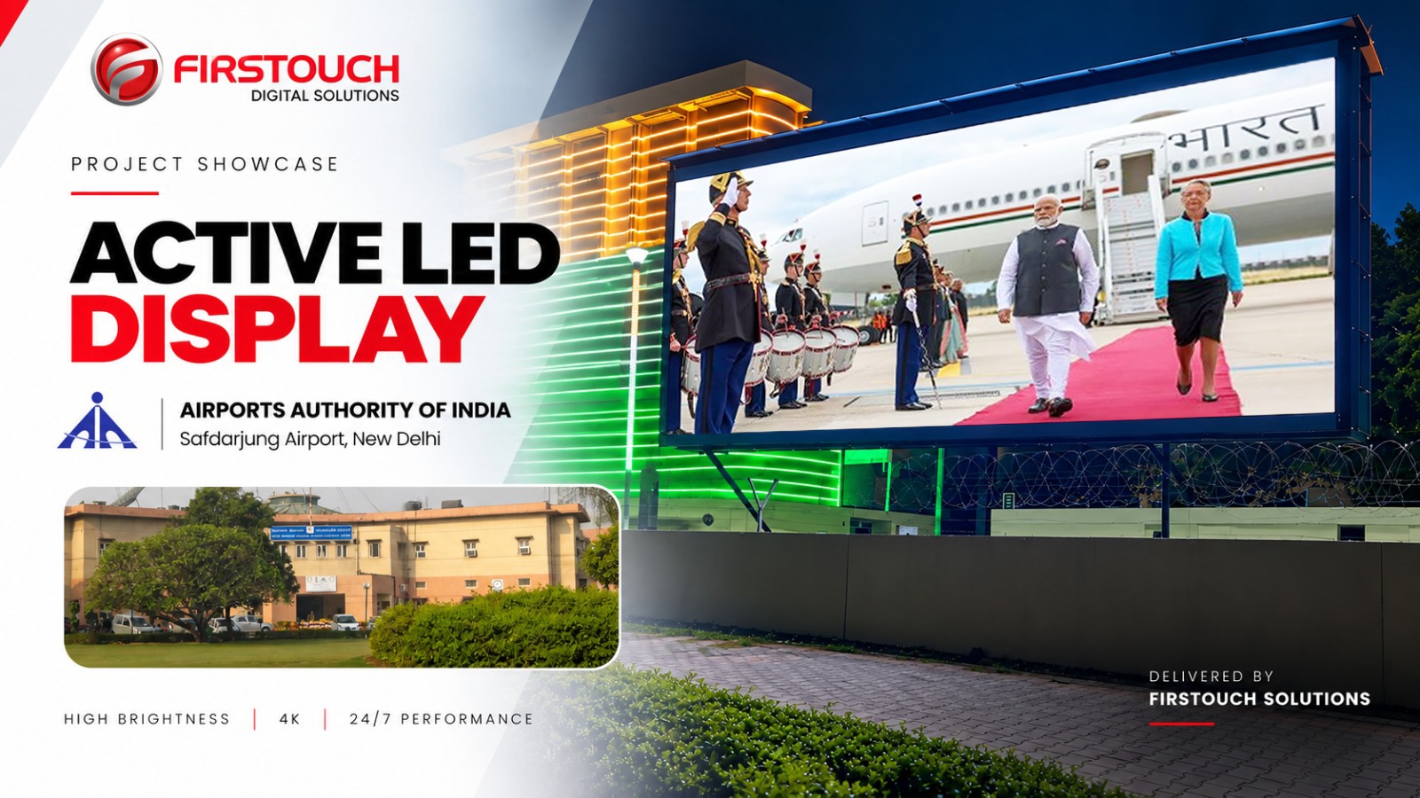 ActiveALED Solution for AAI Safdarjung Airport Delhi