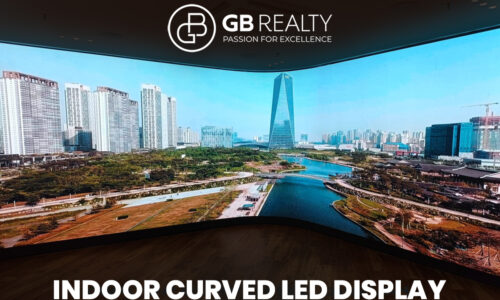 Firstouch Transformed GB Realty’s Indoor Space with an Immersive Curved Active LED Video Wall
