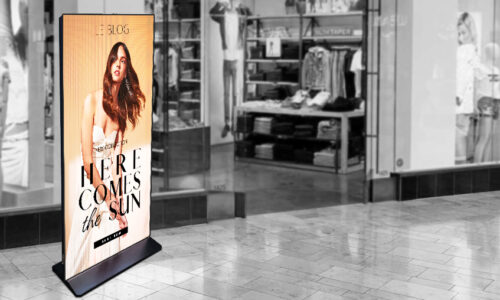 P2.5 Active Led Video Wall Digital Standee